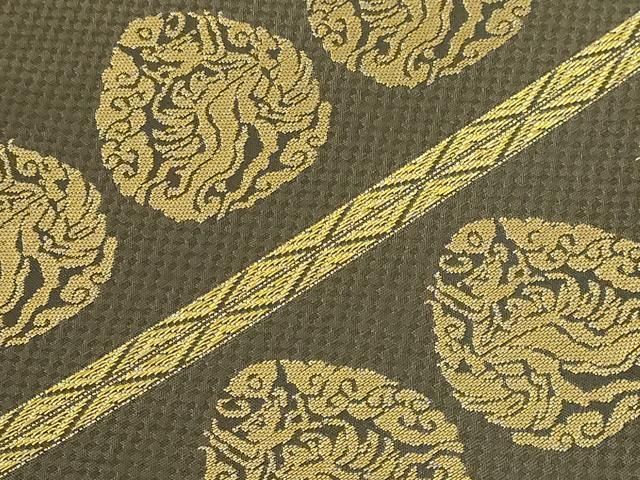 龍村晋謹製 全通柄袋帯