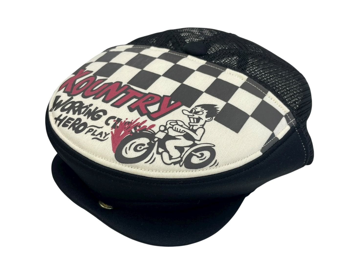 KAPITAL キャピタル カントリーレーサー キャップ KR2402XH18 カーキ ブラック アイボリー レッド 4b007561