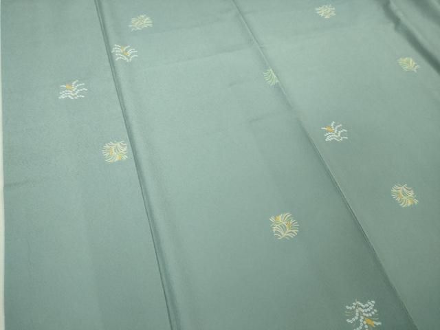 平和屋着物□極上 洗える最高級着物 ＜英＞はなぶさ謹製 小紋 舞葉文