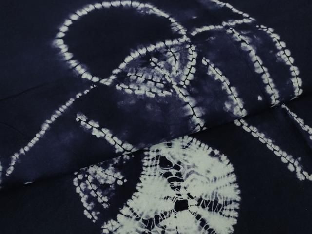 紺色地 綿