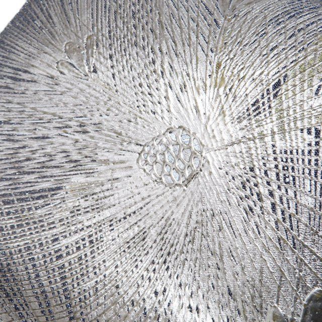  袋帯 リサイクル 正絹 仕立て上がり お太鼓柄 伝統工芸士 堀省平 落款 銀彩 松の図 銀通し 鉛色 銀 きもの北條 A 1295 2 袋帯 帯