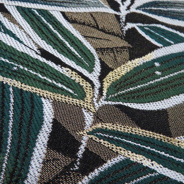  袋帯 リサイクル 正絹 セミフォーマル 仕立て上がり 六通 西陣織 証紙付き 熊笹文 金糸 黒色 濃緑色 灰色 きもの北條 A 1295-11 袋帯 帯