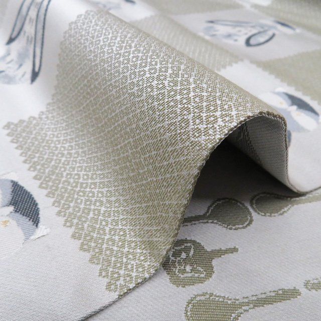 市松取り ふくろうの図