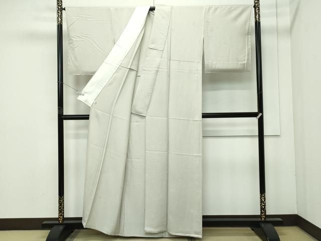  平和屋着物 上 色無地 砂色 単衣 草花地紋 s 5 色無地 着物