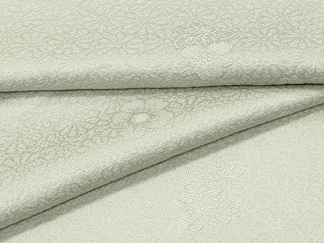 平和屋着物 上 色無地 砂色 単衣 草花地紋 s 5