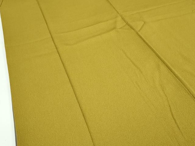 平和屋着物□極上 皇室デザイナー 中村乃武夫 色無地 鶯茶色 逸品