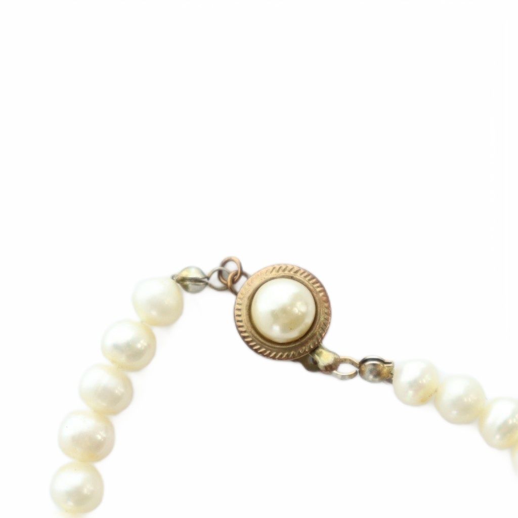  ノーブランド品 ネックレス パール 真珠 6 mm 白 ホワイト GY 11 MQ ネックレス アクセサリー