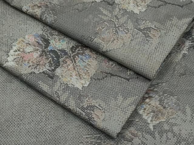 平和屋着物 上 都喜ヱ門 本場大島紬 9マルキ 総絣 蔦の葉文 藤絹織物謹製 s 5