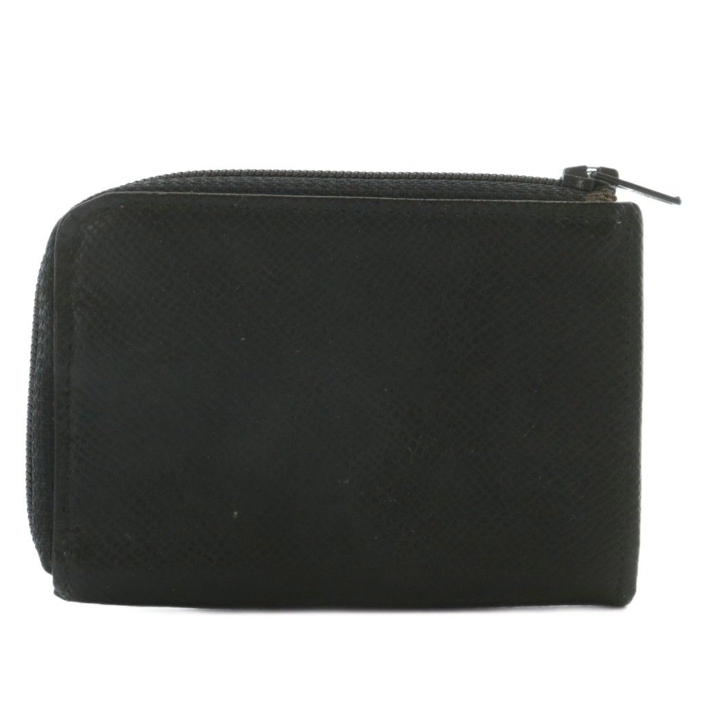 クリスチャンディオール Christian Dior 小銭入れ コインケース レザー L字ファスナー CDロゴ 黒 ブラック XZ GY 18
