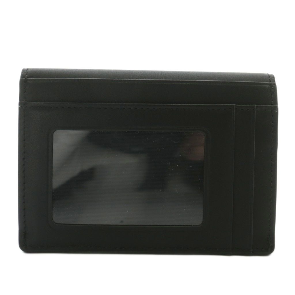 アニエスベー agnes b. XAW 01-04 パスケース カードケース 名刺入れ 定期入れ 二つ折り レザー 黒 ブラック XZ GY 11