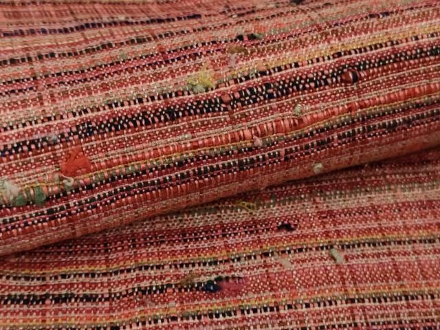 平和屋着物□極上 浦野理一 経節紬 羽織 羽織紐付き 逸品 DZAB1387kh5