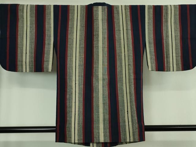 平和屋着物 上 浦野理一 経節紬 道行コート 間道 kh 5