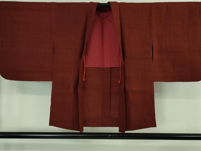 平和屋着物□極上 浦野理一 経節紬 羽織 羽織紐付き 逸品 DZAB1387kh5