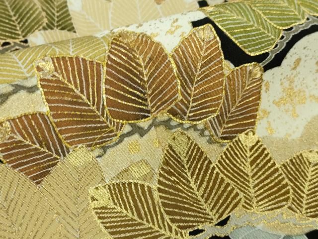  平和屋着物 上 創業460年 千總 黒留袖 駒刺繍 松 蔦の葉文 金彩 kh 5 黒留袖 着物