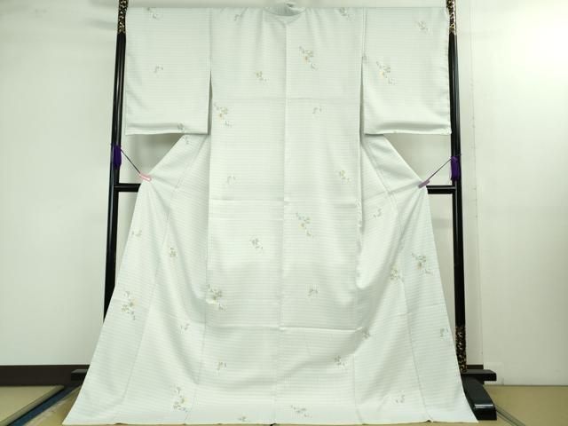 平和屋着物 上 訪問着 草花文 金彩 ロング丈 kh 5