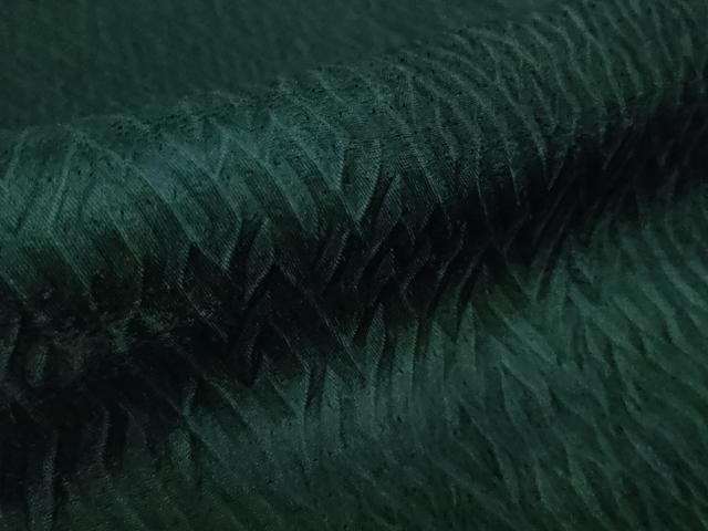 細波絞 深緑色
