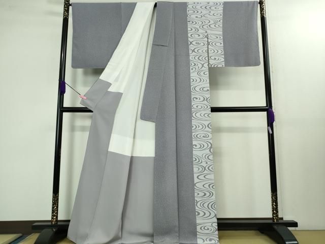 平和屋着物 上 鎌倉友禅 坂井教人 日本工芸会正会員 訪問着 流水文 kh 5