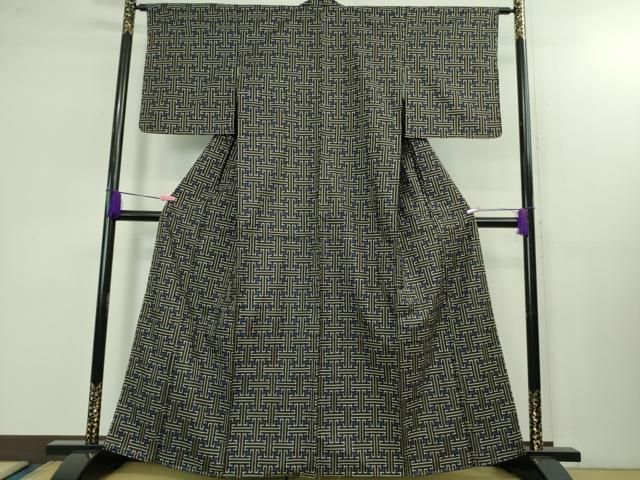 平和屋着物 本場大島紬 龍郷絣 秋名 kh 5