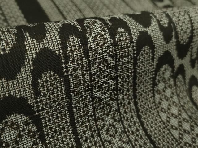  平和屋着物 上 本場大島紬 割込絣 名物裂 kh 5 紬 着物