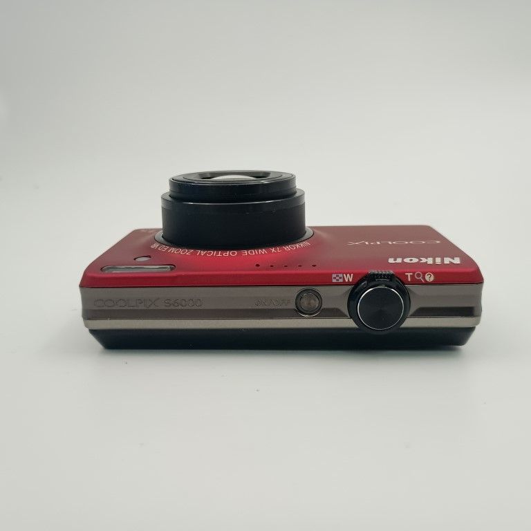 Nikon COOLPIX S6000 赤 コンパクトデジタルカメラ - メルカリ