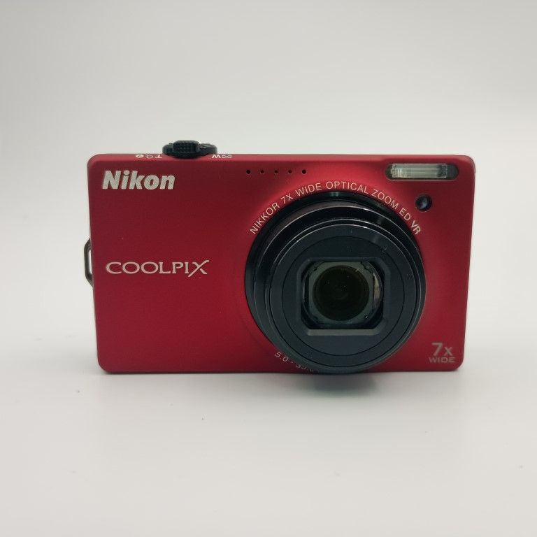 Nikon COOLPIX S6000 赤 コンパクトデジタルカメラ - メルカリ