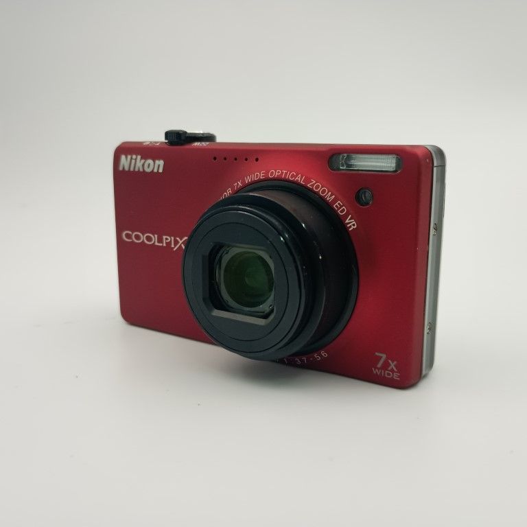 Nikon COOLPIX S6000 赤 コンパクトデジタルカメラ - メルカリ