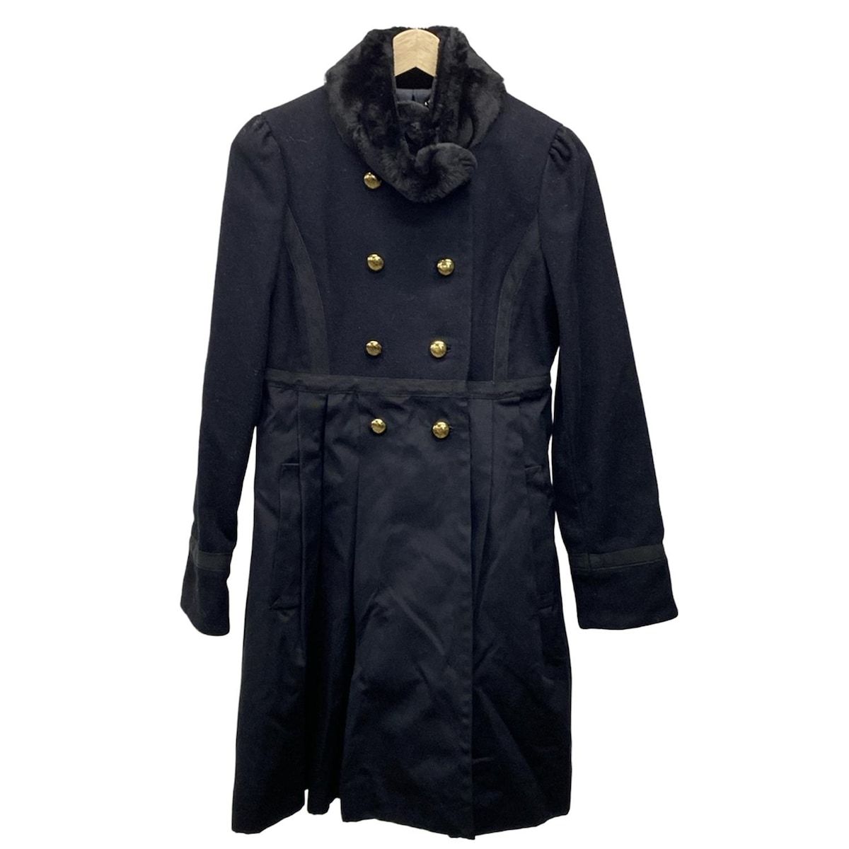 MARC BY JACOBS マークバイマークジェイコブス コート サイズXS レディース - 黒 長袖 フェイクファー 秋 冬