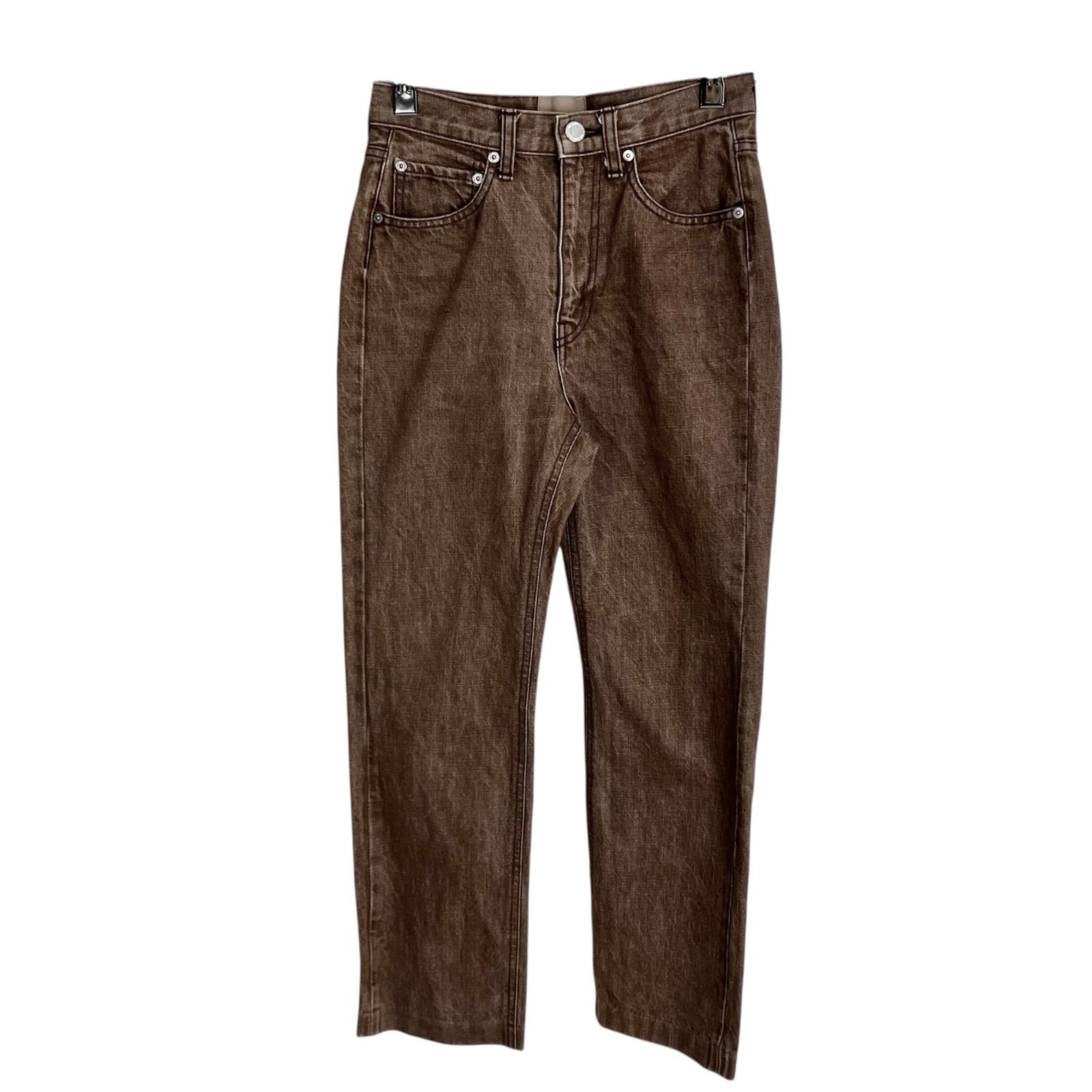 THE SHISHIKUI BASIC DENIM BROWN 27