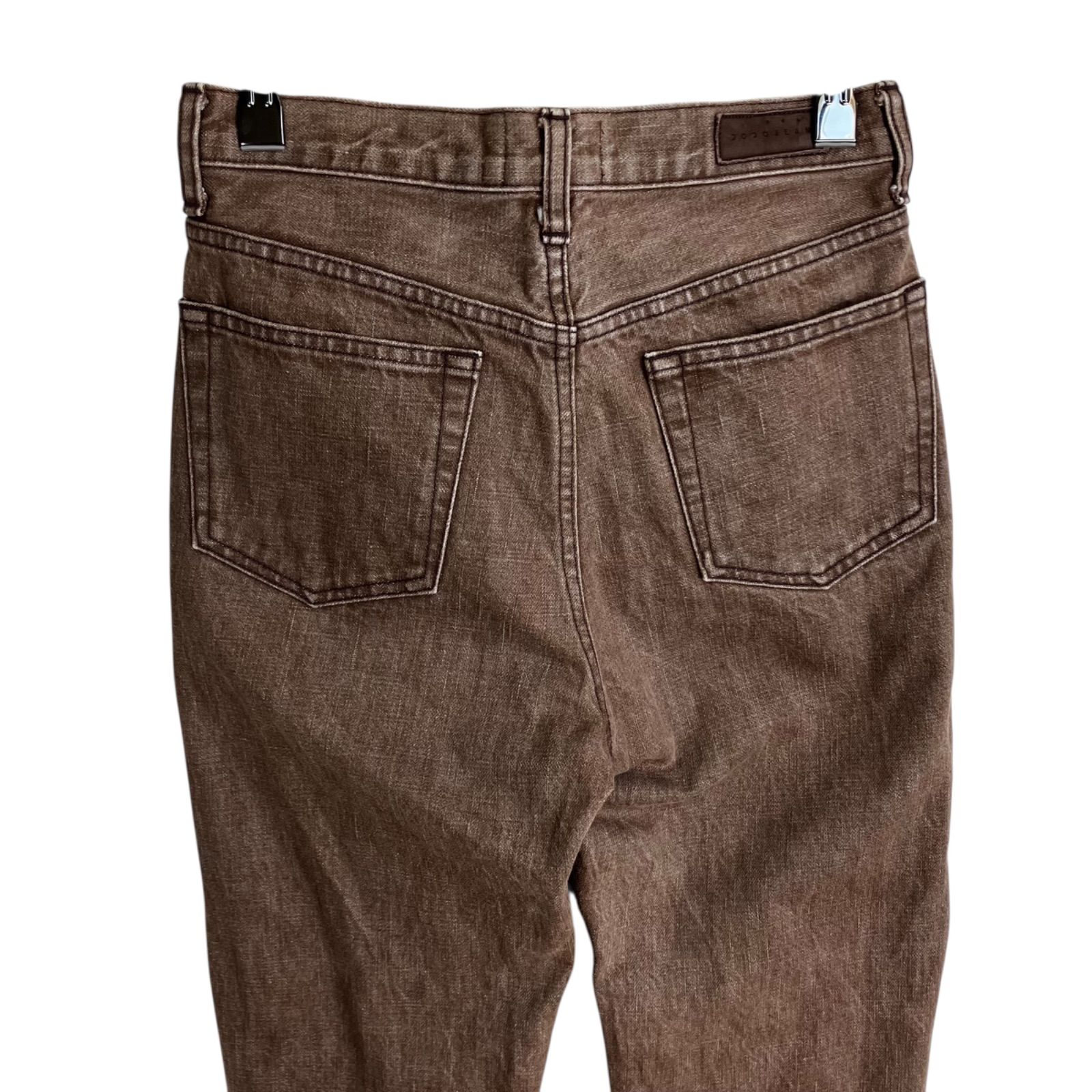 THE SHISHIKUI BASIC JEANS 24 BROWN シシクイ ベーシックジーンズ