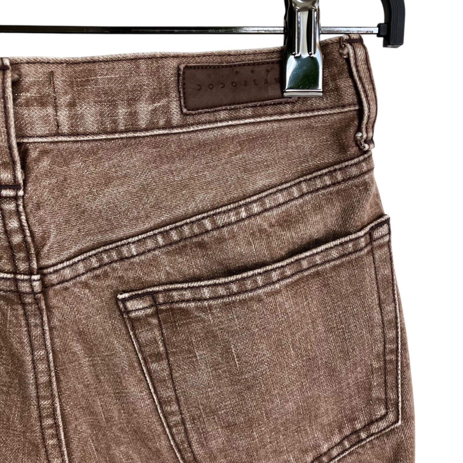 THE SHISHIKUI BASIC JEANS 24 BROWN シシクイ ベーシックジーンズ