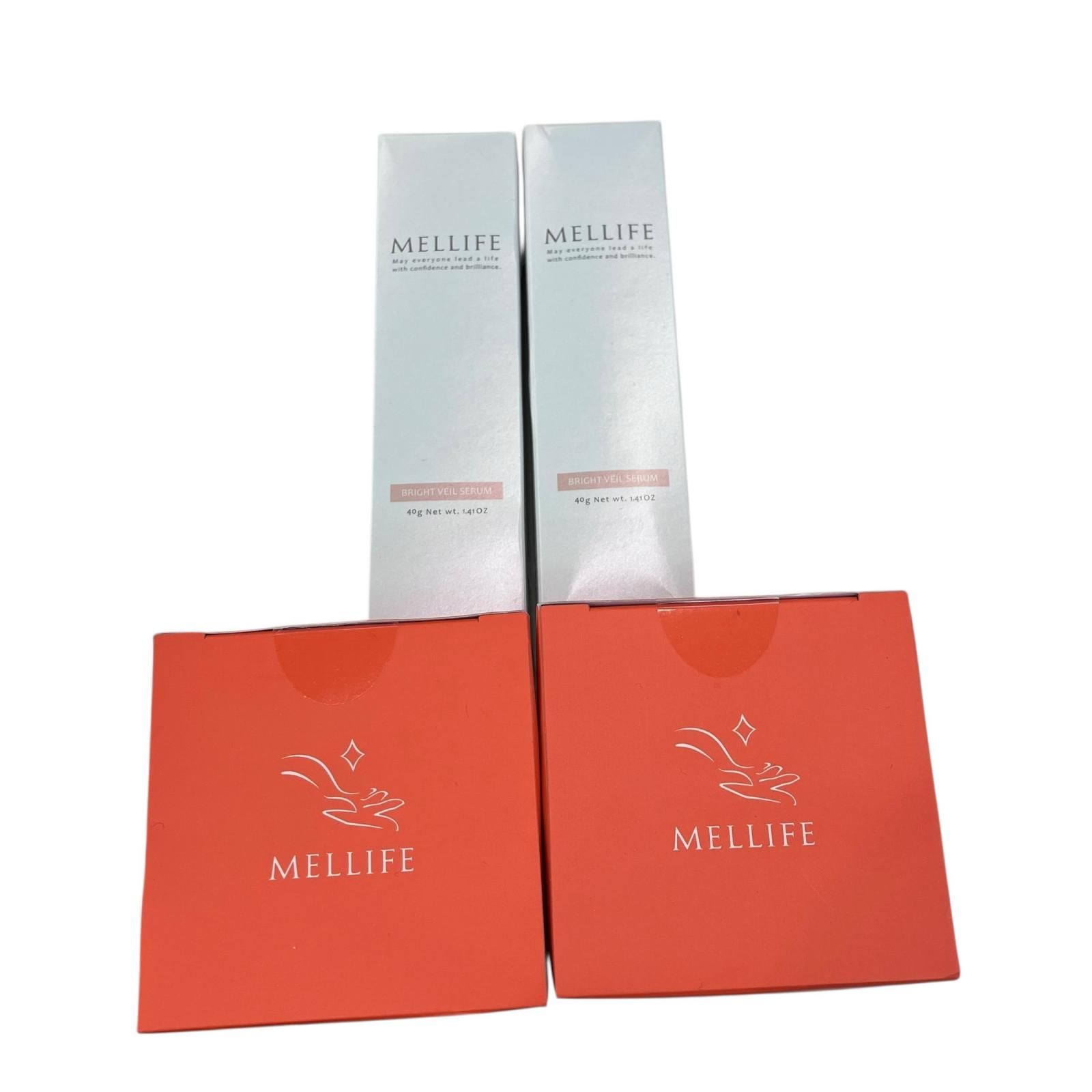 メリフ バームクレンズダーマクリア4個＋ブライトヴェールセラム4個+