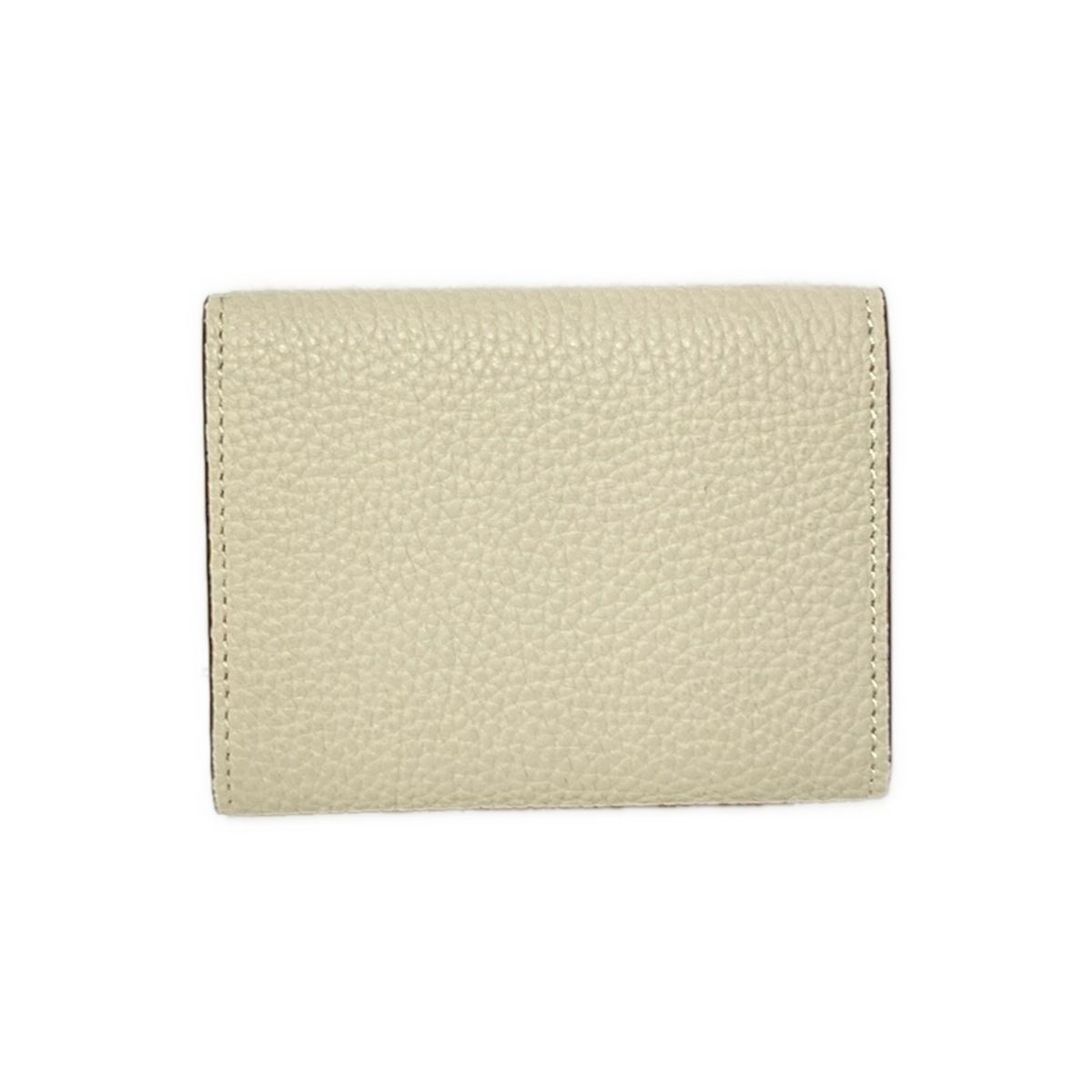 ボナベンチュラ 3つ折り財布 - アイボリー レザー