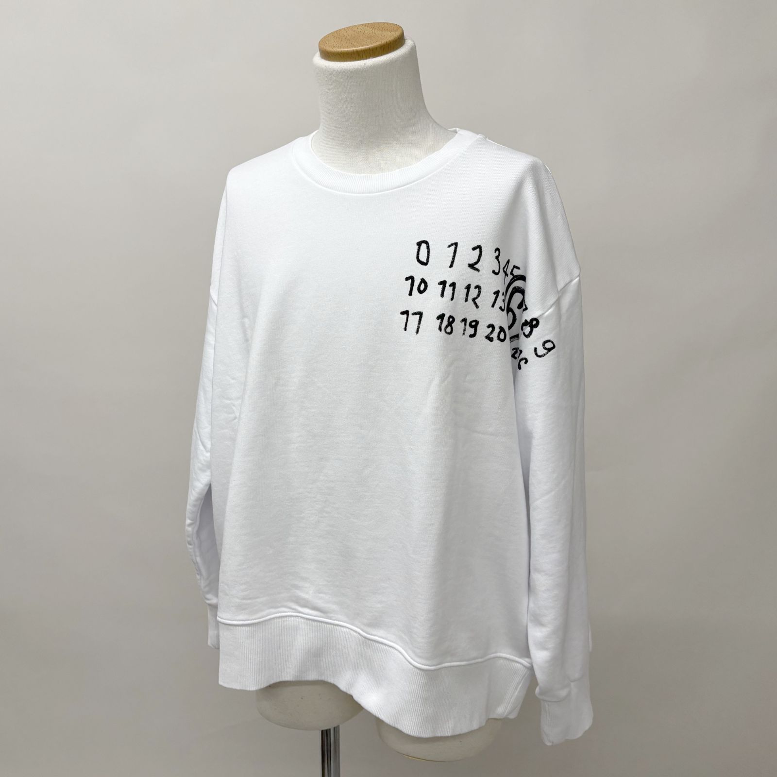 訳アリ MM 6 KID S 大人も着用 エムエムシックスキッズ トレーナー ホワイト 16 Y