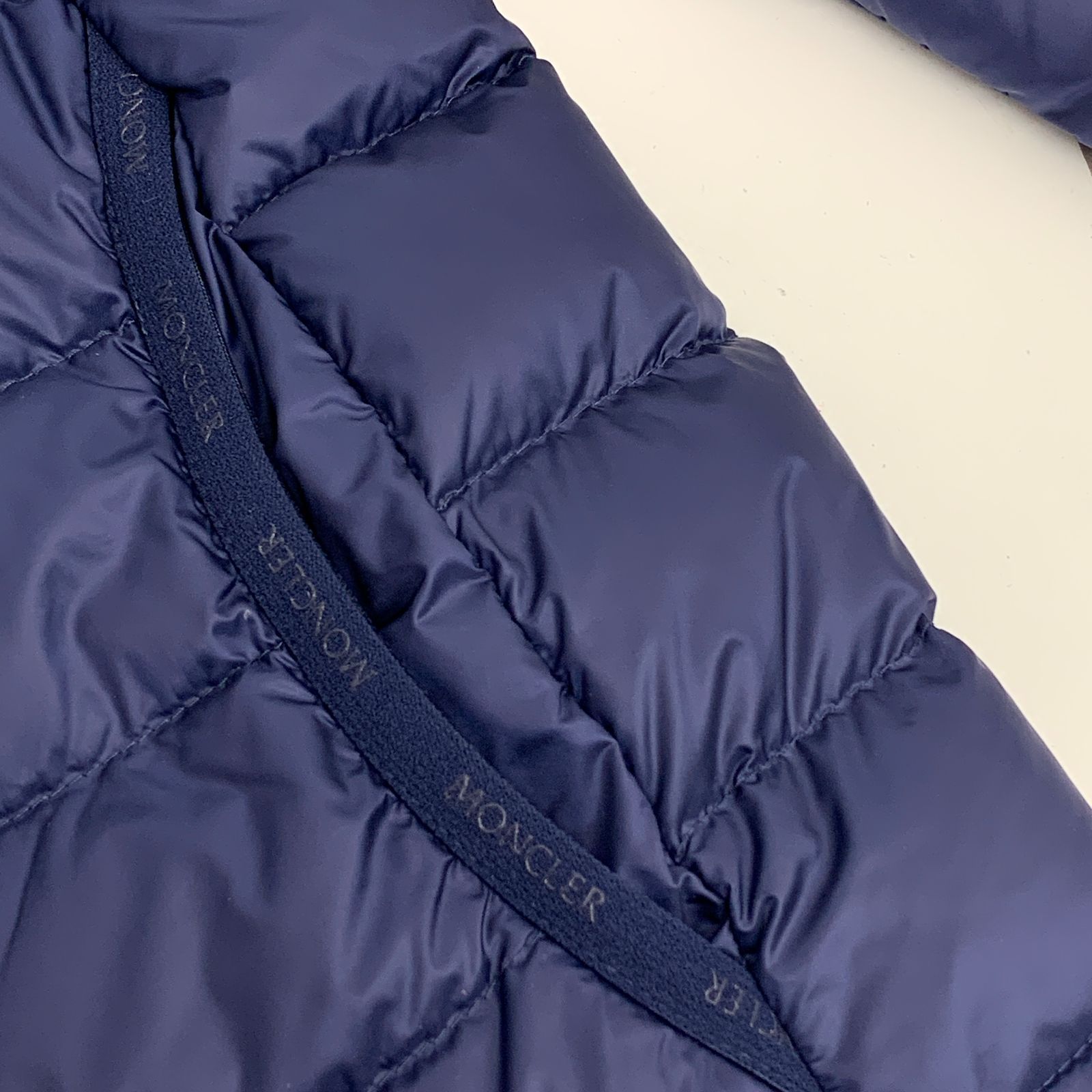モンクレール MONCLER ネイビー ダウン ジャケット LONGUE SAISON