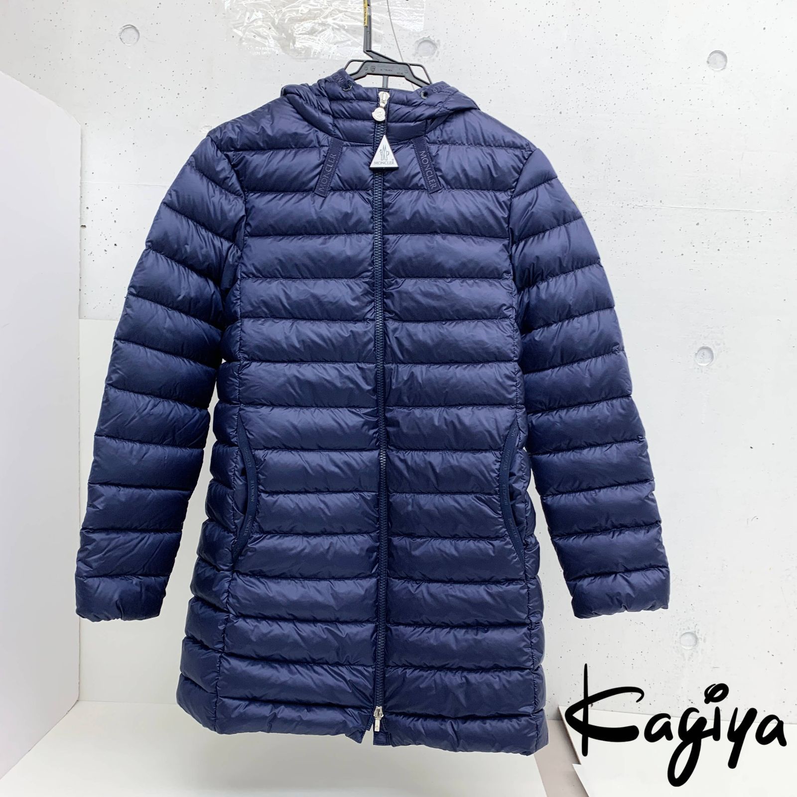 モンクレール MONCLER ネイビー ダウン ジャケット LONGUE SAISON