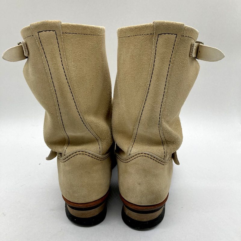 REDWING レッドウィング エンジニアブーツ 8268 スエード 羽根タグ メンズ 28.5cm ベージュ 靴 B15187