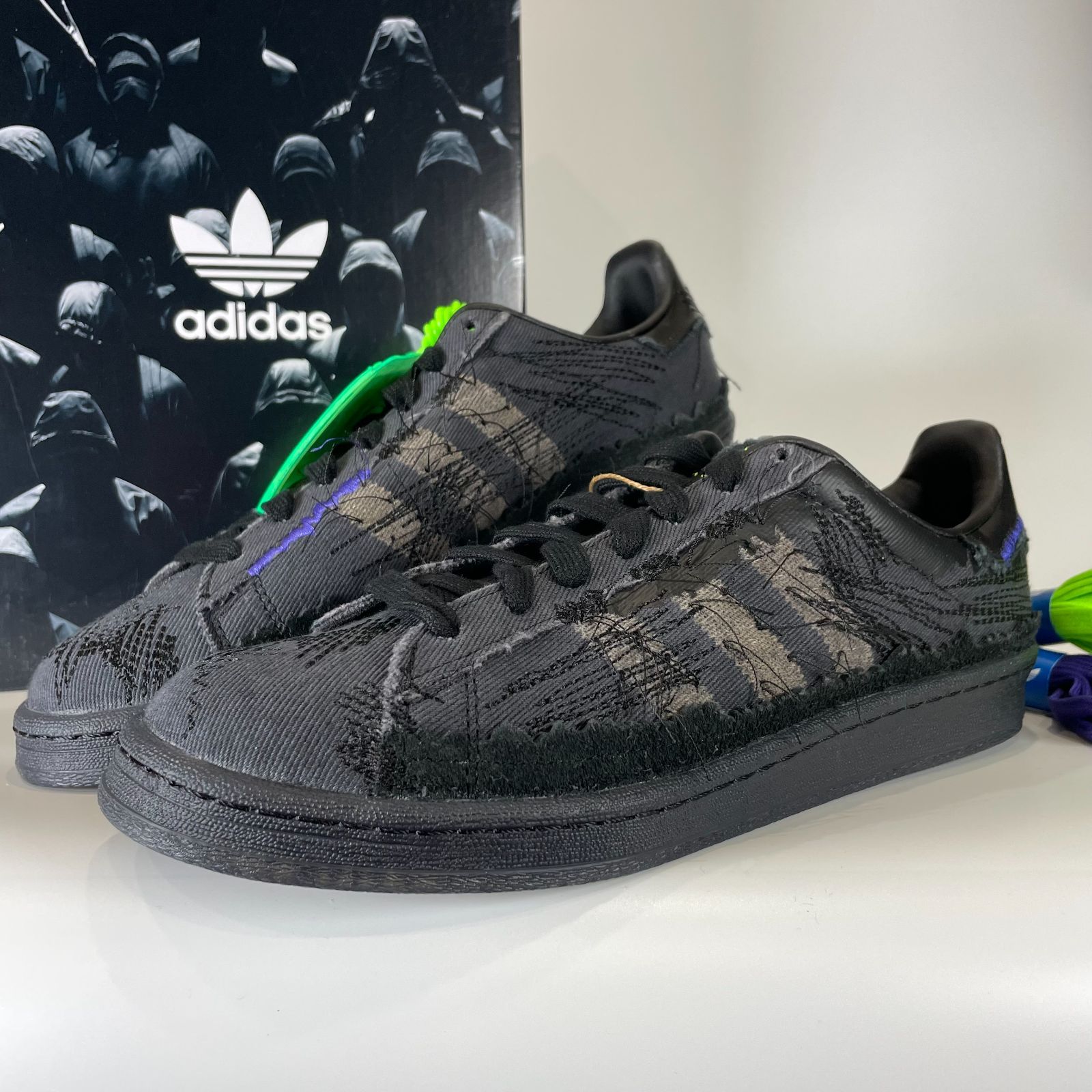 Youth of Paris × adidas Originals Campus Core Black GX8433
