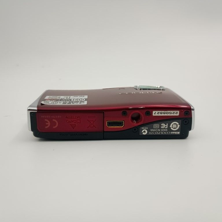 Nikon Coolpix S51 ワインレッド コンパクトデジタルカメラ - メルカリ