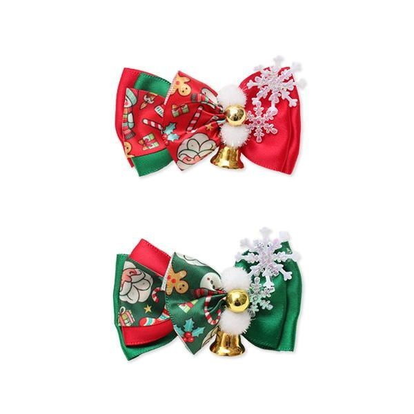 ペット用リボンクリスマス⑤ クリスマスリボンC-437（大） 32個入り 単価￥105 | クリスマス商品