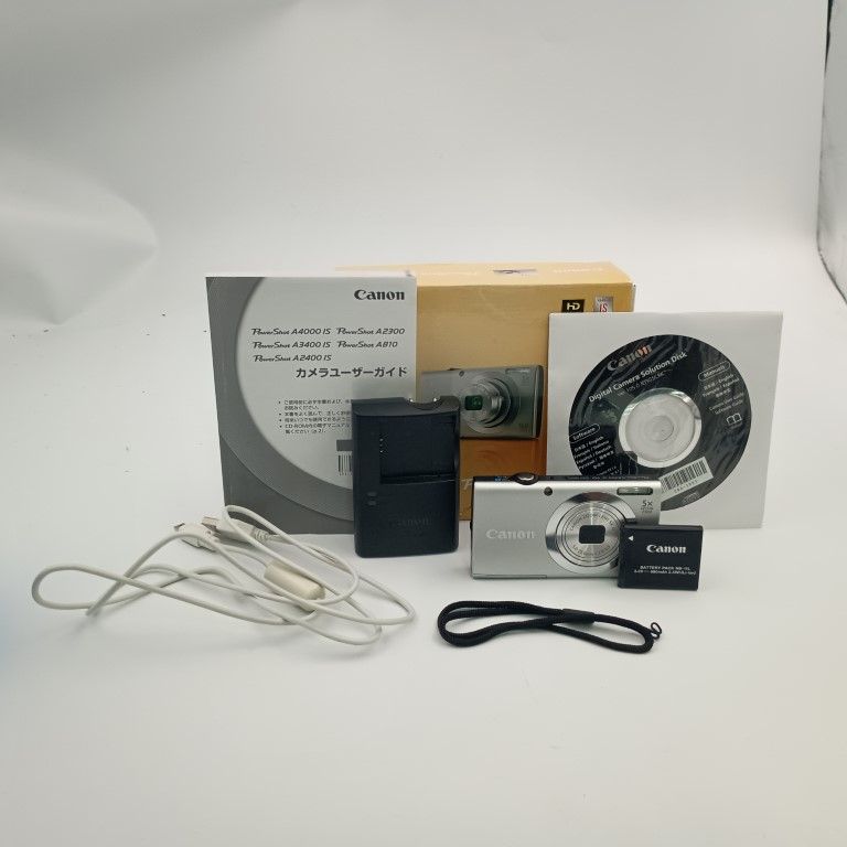Canon PowerShot A2400 IS シルバー コンパクトデジタルカメラ - メルカリ