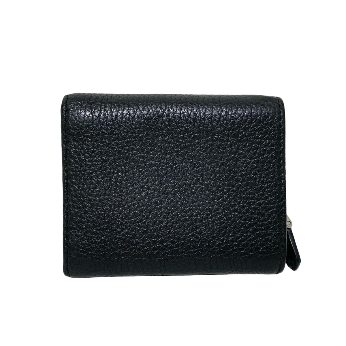 PRADA プラダ 3つ折り財布 - 黒 レザー