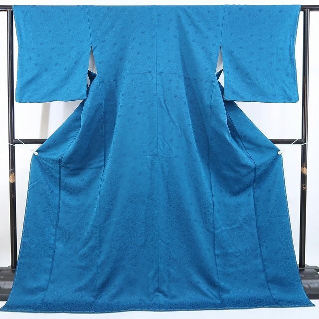 美品 単衣 BANKAN 落款 着物 仕付け糸付”気品と優美”付下げ 6121 ❁tomihisa❁新品 BANKAN 十二星座 洗えるシルク 着物“星に願いを