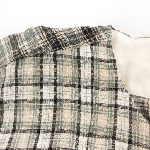 五分袖 チェック