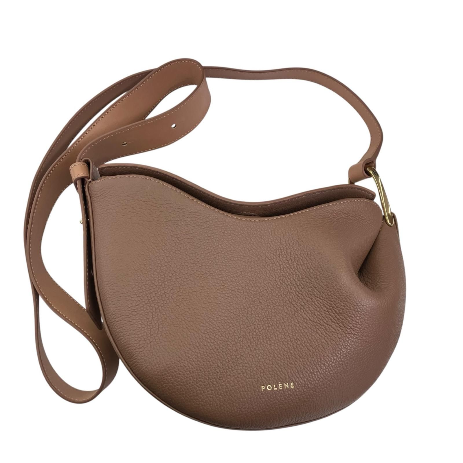 186001 現状品 POLENE ポレーヌ Tonca ショルダーバッグ レザー - メルカリ