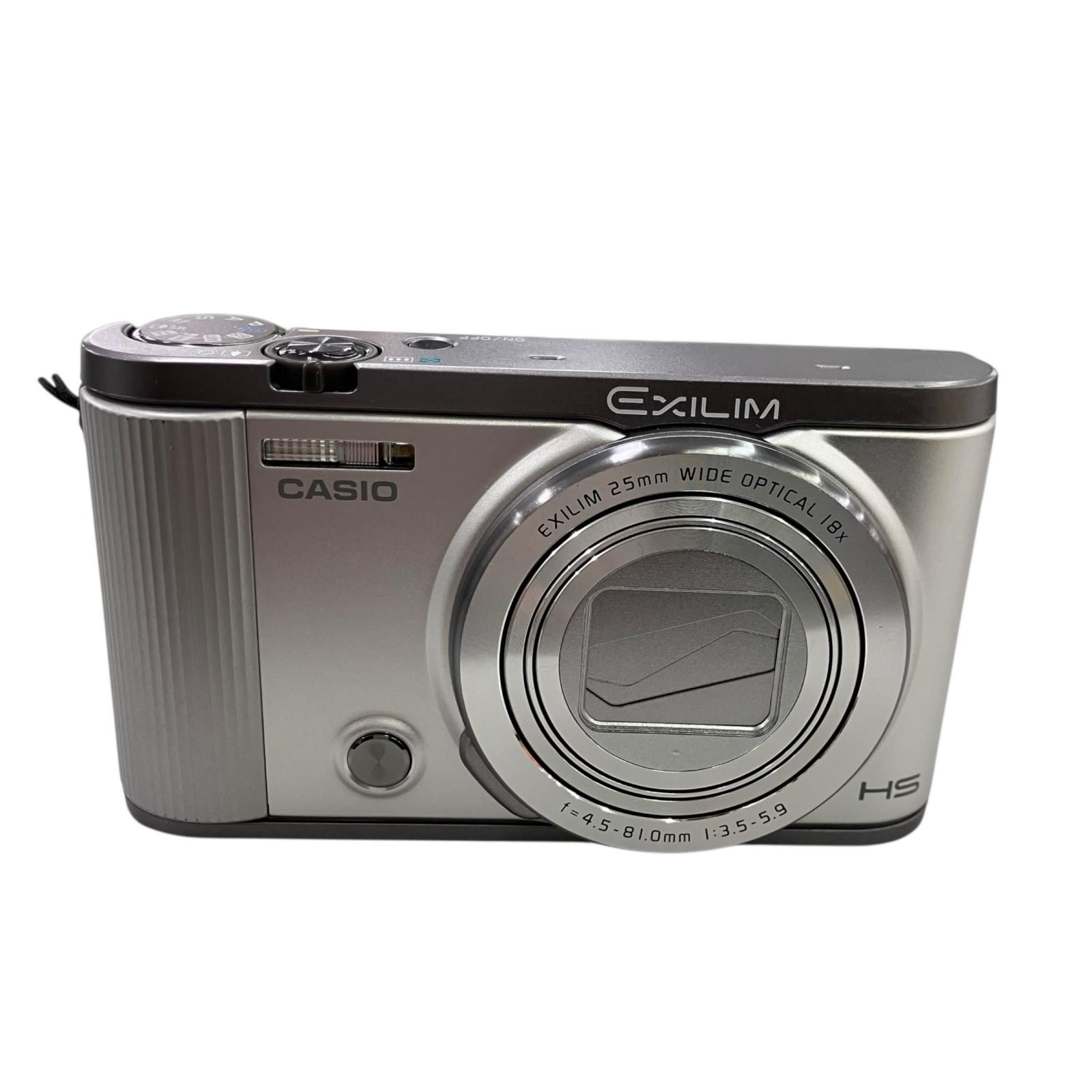 186000 動作 済み CASIO カシオ コンデジ EX-ZR1700 シルバー EXILIM