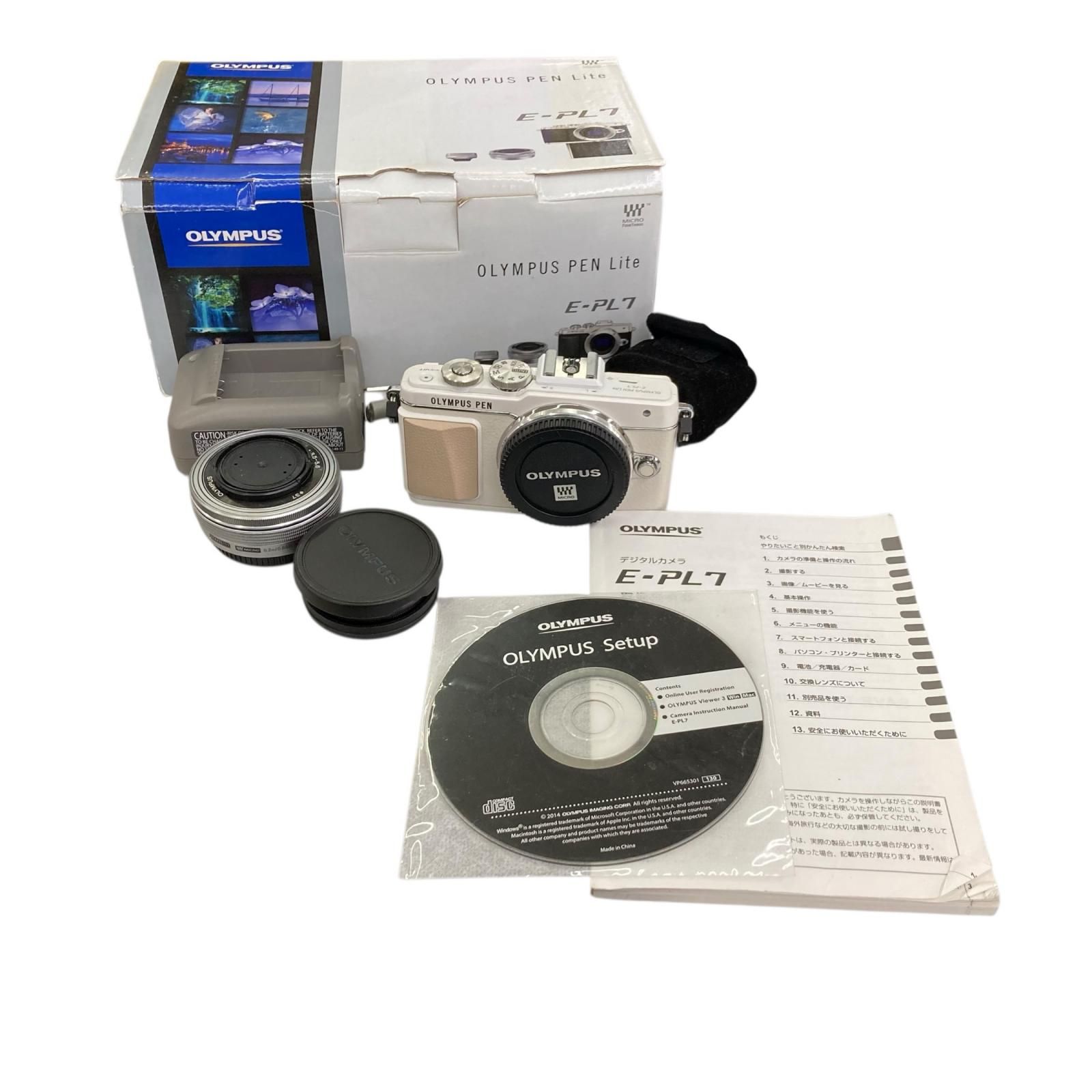 186000 動作 済み オリンパス PEN Lite E-PL7