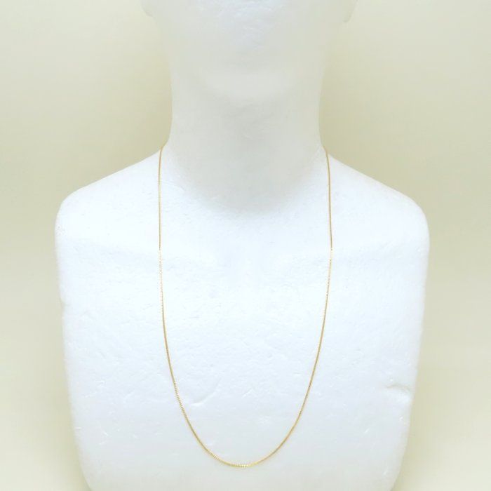 ベネチアンチェーン ネックレス 60 cm 3.6グラム K 24 YG イエローゴールド レディース 76323 FJ