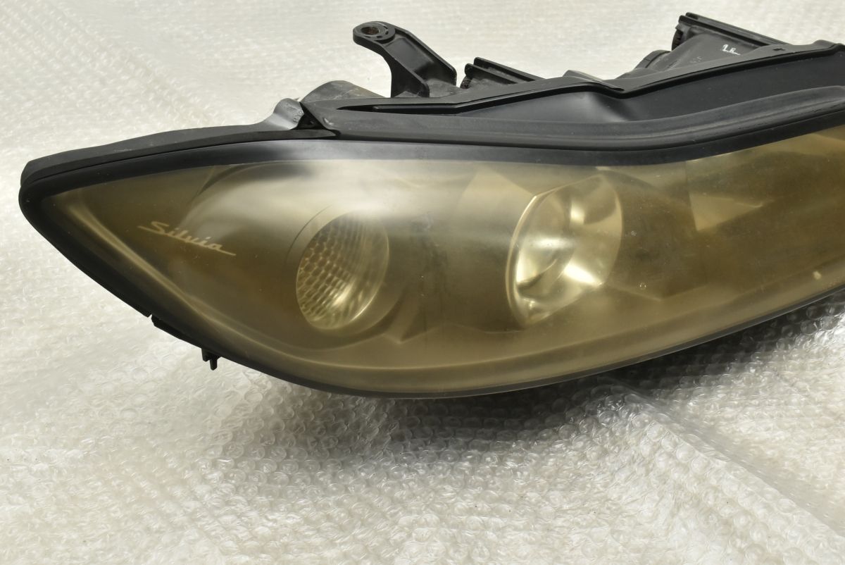 大特価】ニッサン S15 シルビア 純正 ハロゲン ヘッドライト 右側 運転