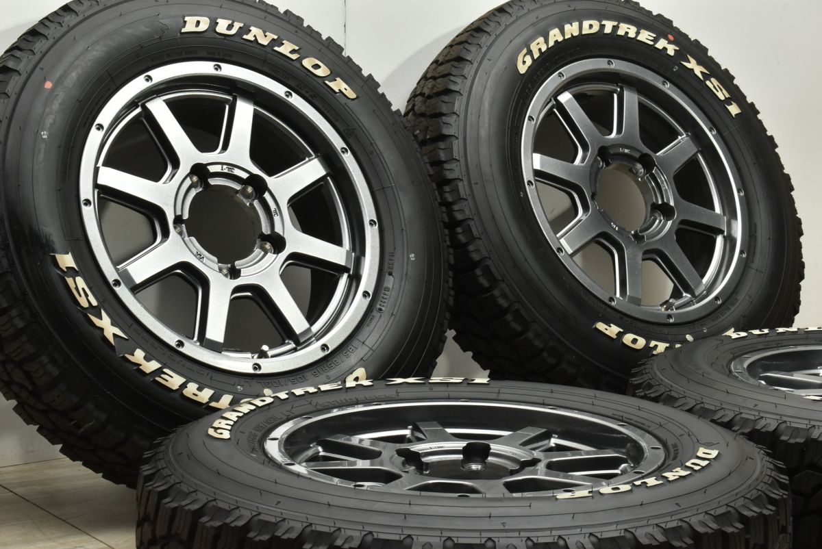 製 超バリ溝 ロードマックス 16 in 5 J 22 PCD 139 7 ダンロップ グラントレック XS 1 185 85 R ジムニー JB 64 23 JA