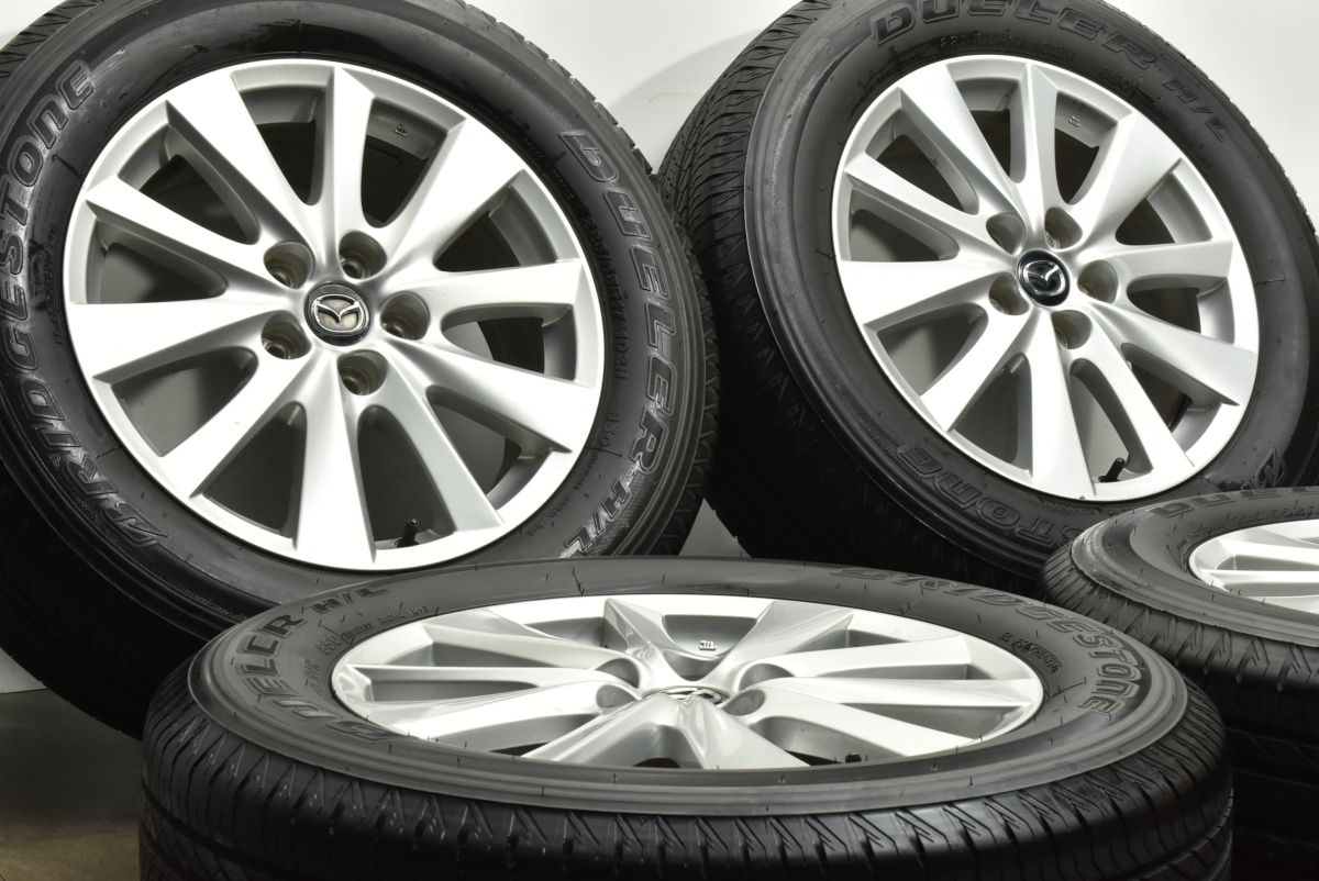 製 超バリ溝 マツダ CX 8 17 in 7 J 50 PCD 114 3 ブリヂストン デューラー H L 850 225 65 R サマータイヤ 5